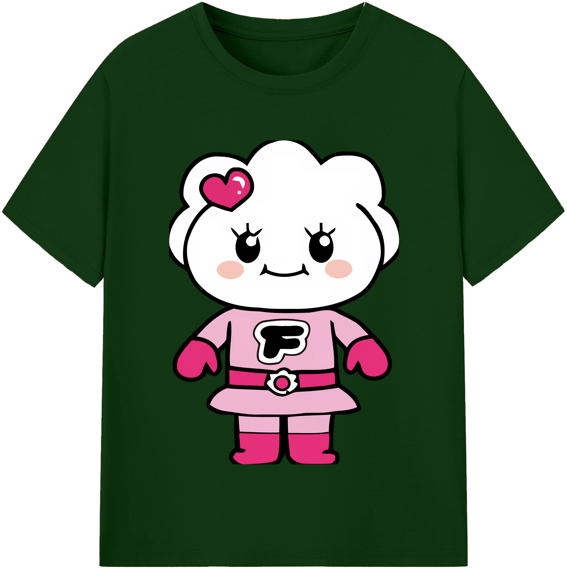 （画像用） アンパンマン Anpanman 綿100％半袖Tシャツ（フロントプリント）